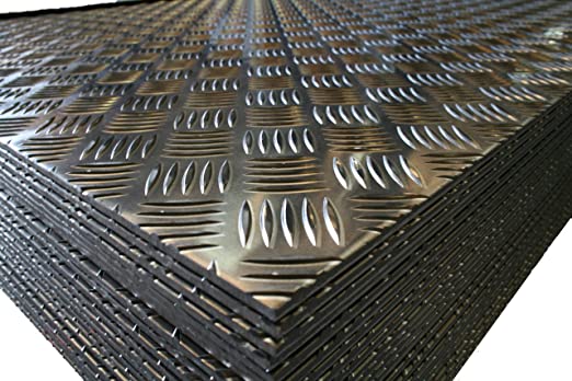 LAMIERA ALLUMINIO MANDORLATA 500X200