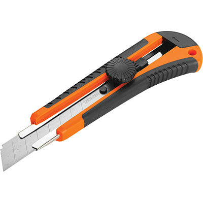 CUTTER SOFTGRIP 300228 WOKIN MM 18 + LAME CON BLOCCAGGIO A ROTELLA