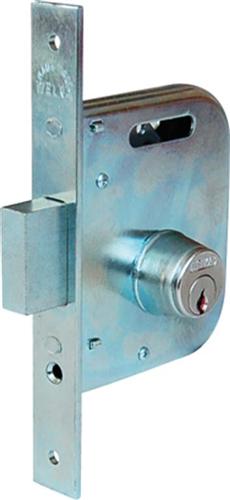 SERRATURA CANCELLO INFILARE 065450 WELKA B.Q ZINC F.MM 22 M1+POM E.MM 45 C.MM 30