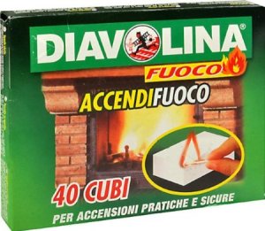 Accendifuoco Diavolina 40 CUB.