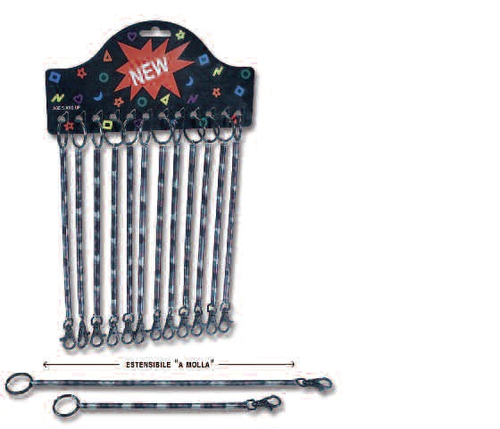 PORTACHIAVIA A MOLLA CAMOU-SPRING