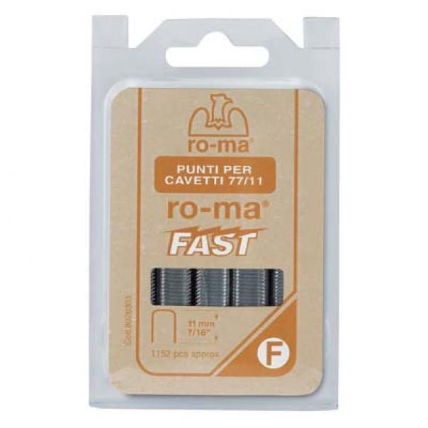 CHIODI U PER SPILLATRICE 77/11 SCATOLA 1000PZ ALTEZZA 11MMM77/11