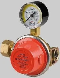 RIDUTTORE PRESSIONE GAS APZ 250 CON MANOMETRO PER SERBATOIO  KG 25-30