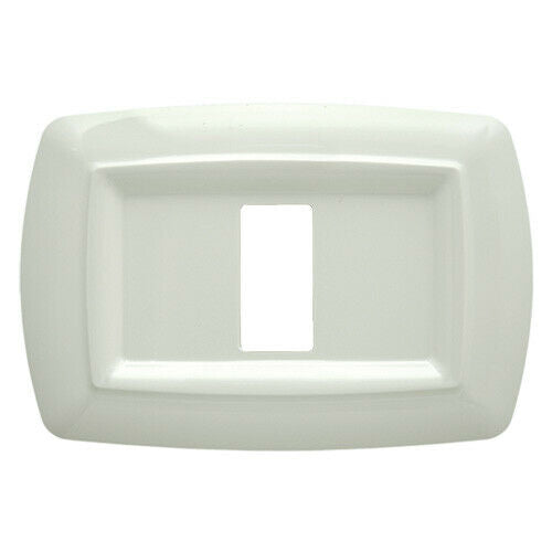 PLACCA 1 FORO MAGIC LINE BIANCA