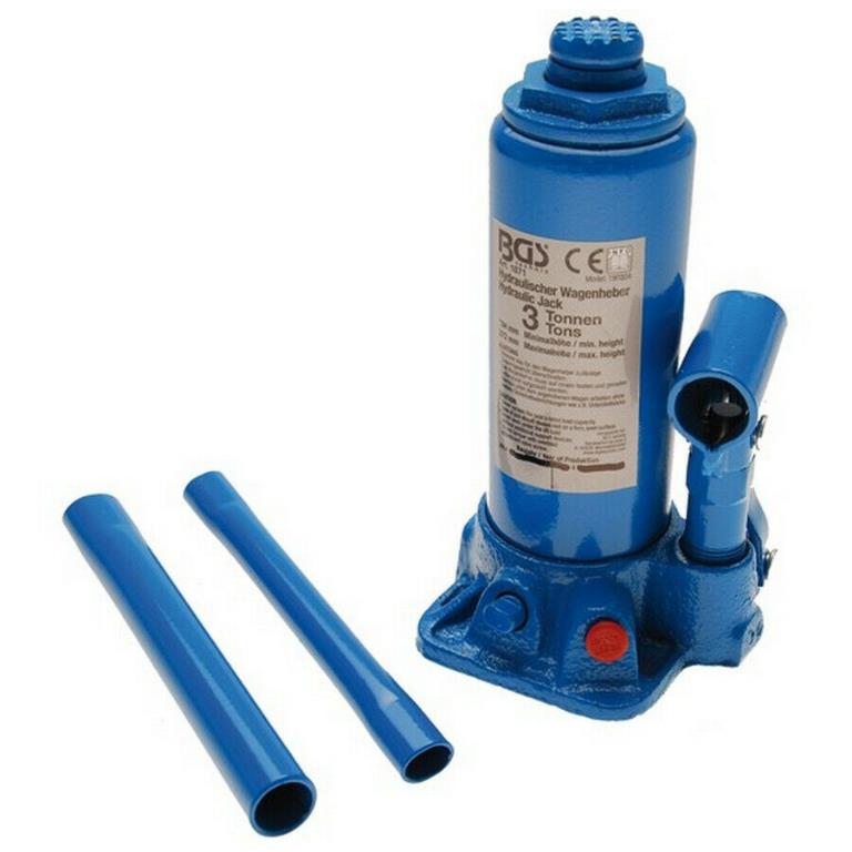 CRICCO IDRAULICO A BOTTIGLIA 3 TONNELLATE BGS