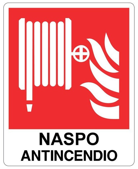 CARTELLO ROSSO "NASPO" ART. CT207XFI