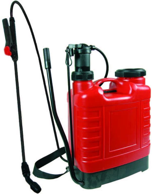 POMPA A SPALLA 16 LT CON POMPANTE IN NYLON