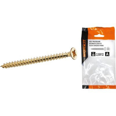 VITI BLISTER 6.0X50 TRUCIOLARE OTTONATA TSP PZ 6