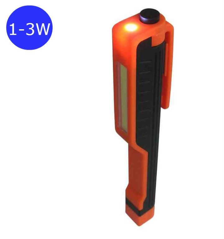 Pila led altissima luminosità con clip girevole magnetica