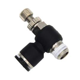 REGOLATORE DI FLUSSO 1/8 MASCHIO TUBO D.8