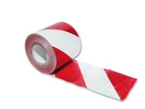 NASTRO SEGNALETICO BIANCO/ROSSO  70 MM PER  200 MT