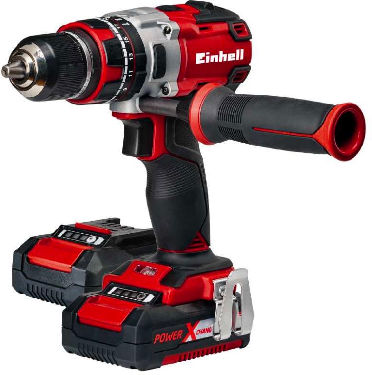 TRAPANO AVVITATORE A BATTERIA EINHELL 18V + 2 BATTERIE 4513861 TE-CD 18 LI-I BLmotore brushless