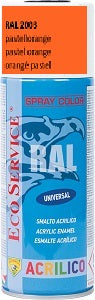 SPRAY ARANCIO PASTELLO 400ML RAL2003