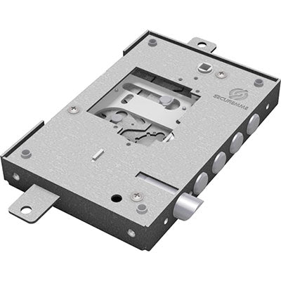 SERRATURA METALLO APPLICARE NUDA 2500 SECUREMME M4 TRIPLICE + SCROCCO ENTRATA 63 MM DX