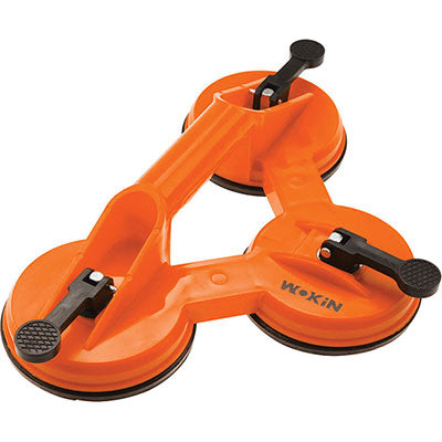 VENTOSA TRIPLICE 664003 WOKINCorpo in plastica. Diametro ventosa Mm. 115. In blister. PORTATA 75 KG