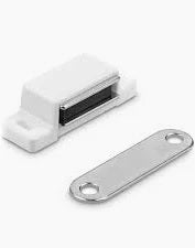 CHIUSURA MAGNETICA FISSA BIANCO 2 FORI KG 12  CM 8,7 X 1,8