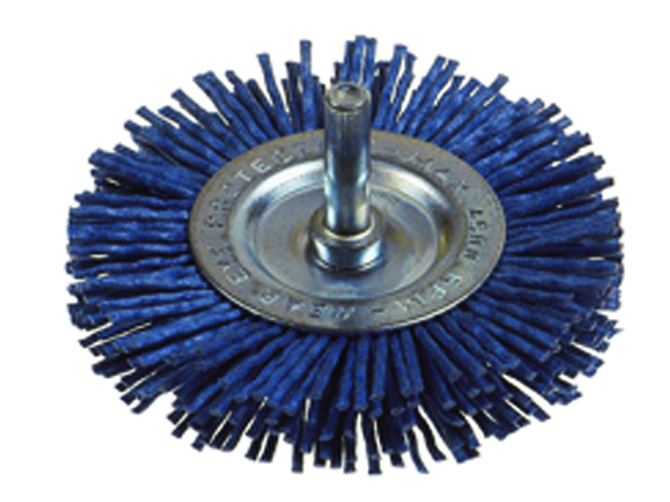 SPAZZOLA CIRCOLARE IN FIBRA G/M 6 GR.150 D75