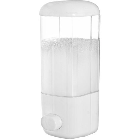 DOSATORE SINGOLO DA BAGNO PER SAPONE bianco