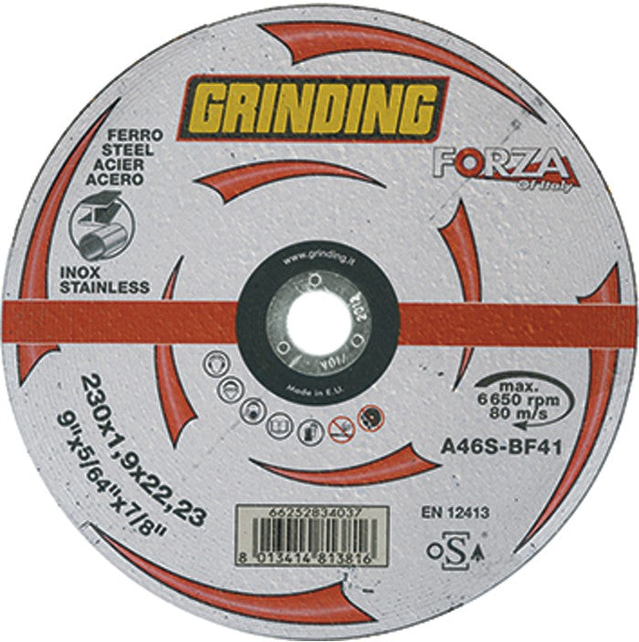 DISCO INOX 230 X 1,9 GRINDING FORZA PRO