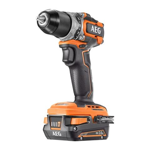 TRAPANO AVVITATORE AEG BS 18SBL-202C CON 2 BATTERIE DA 2AH