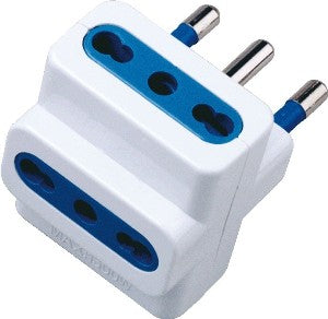 ADATTATORE TRIPLO 16A MASCHIO +3 PRESE BIBASSO