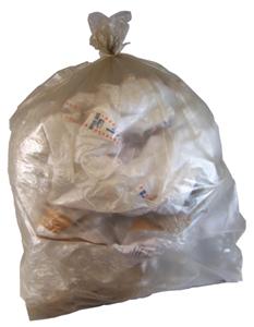 BUSTA SPAZZATURA  AMBRA 90X130 CF 1 kg