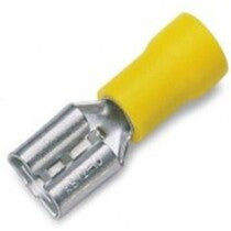 FASTON FEMMINE 6 MM GIALLO CONFEZIONE 10 PZ