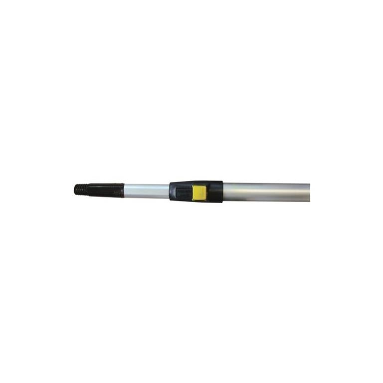 ASTA TELESCOPICA IN ALLUMINIO  con bloccaggio a perno attacco conico + filetto DA 2.5 MT A 4.5 MT