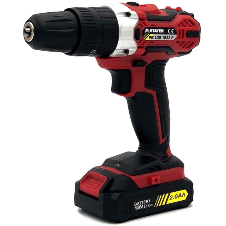 TRAPANO AVVITATORE CON PERCUSSIONE 18 V 32NM COPPIA PB L20 1822 PK STAYER