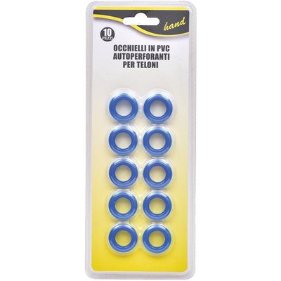 OCCHIELLO PLASTICA X TELONE FORO 11 MM PZ 10