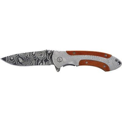 COLTELLO SERRAMANICO DAMASCO 26376 AUSONIA CM 20