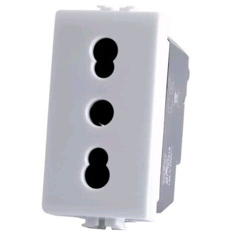 PRESA BIVALENTE BIPASSO 10/16A COMPATIBILE MATIX