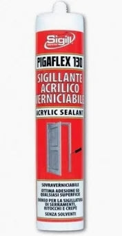 SILICONE ACRILICO BIANCO 280 ML PIGALFLEX 130