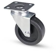 RUOTA 80 GIREVOLE LEGGERA COD.220 PORTATA 55 KG