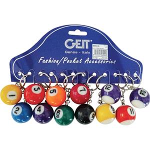 PORTACHIAVI PALLA BILIARDO