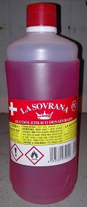ALCOOL 1 LT DENATURATO 99,9°