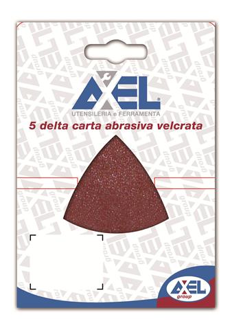 Carta abrasiva AXEL  per mouse Gr 80 CF. 5 PZ FU51293