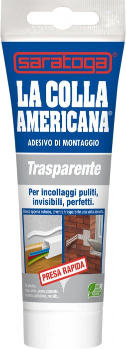 COLLA AMERICANA TRASPARENTE TUBO 200 GR