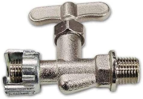 RUBINETTO COMPRESSORE DI LINEA 1/4 CON LEVA