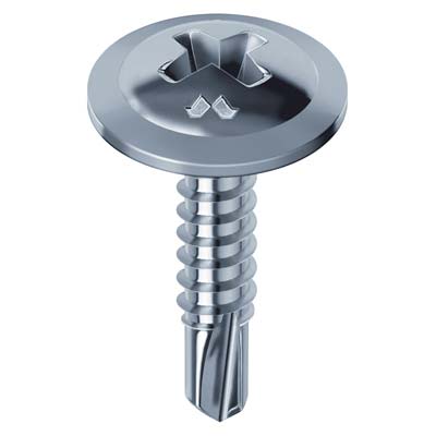 VITI 4.2X32 AUTOPERFORANTE ZINCATA TESTA PIATTA LARGA A CROCE