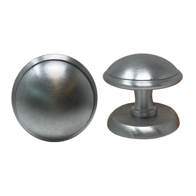 POMOLO GIADA CROMO SATINATO DIAMETRO 70 MM BASE 70 MM