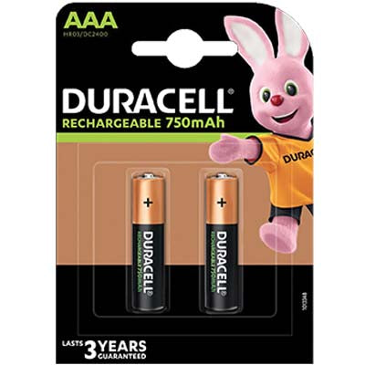 BATTERIA DURACELL MINISTILO RICARICABILE CONFEZIONE 2 PZ