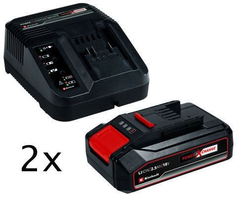 STARTER KIT  2 BATTERIA Power X-Change 2.5 Ah