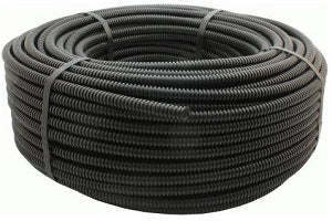 TUBO CORRUG 32 NERO C/TIRAF ( RT 25 MT)