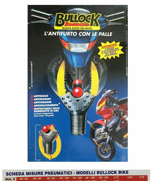 ANTIFURTO MOTO BULLOCK MOD.E