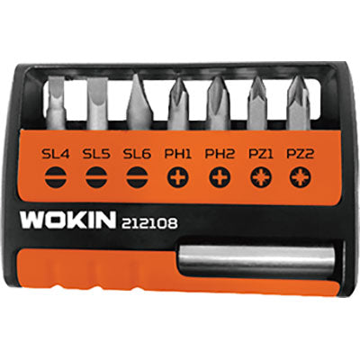 INSERTI + PORTAINSERTO X AVVITATORE 212108 WOKIN TA4-6 PH 1/2 PZ 1/2XMM 25 CF=PZ 8