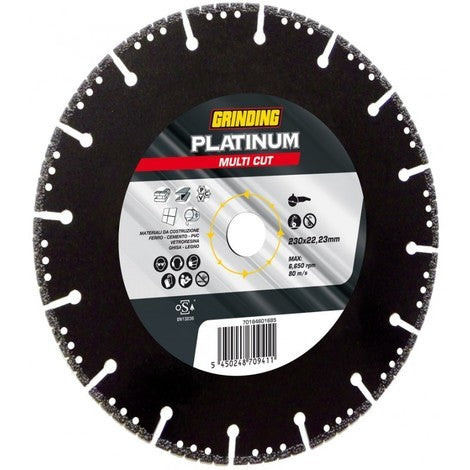 DISCO DIAMANTATO 230MM PATINUM MULTI CUT GRINDING