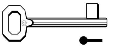 CHIAVE PATENT PASSEPARTOUT AGB, MP, PERINO, SMET 5011