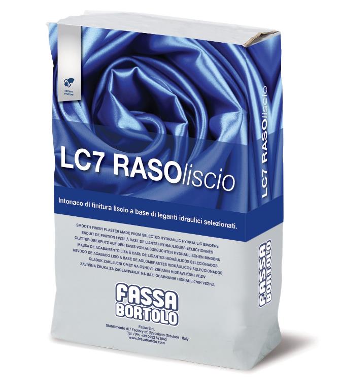 INTONACO DI FINITURA LC7 FASSABORTOLO RASO LISCIO 4 KG