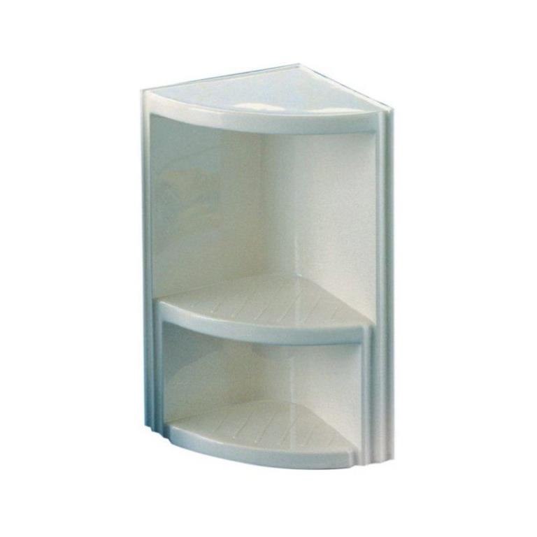 ANGOLIERE DOCCIA 2 PIANI BIANCO